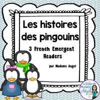 l'hiver: Penguin Themed Emergent Readers in French