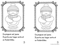 l'hiver: Penguin Themed Emergent Readers in French