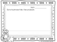 Farm Themed Sentence Builder Cards in French (la ferme)