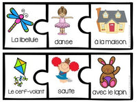 Le printemps | French Spring Sentence Building Cards