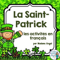 Saint Patrick's Day Math and Literacy Activity Bundle in French