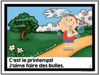 C'est le printemps! A French Emergent Reader with Spring Activities