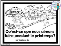 C'est le printemps! A French Emergent Reader with Spring Activities