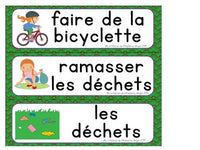 Jour de la Terre:  French Earth Day Literacy Activities