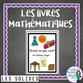 Les figures géométriques:  A French Emergent Reader featuring 3D solids