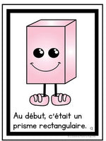 Les figures géométriques:  A French Emergent Reader featuring 3D solids