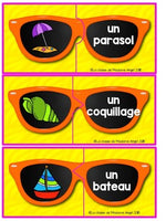 A la plage:  Beach Themed Literacy Activities in French