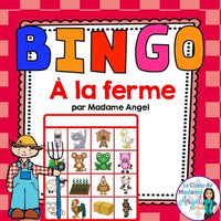 La ferme:  French Farm Themed Bingo Game