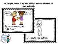 French Emergent Reader: J'ai de bonnes manières