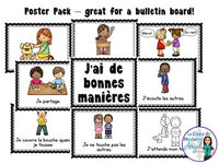 French Emergent Reader: J'ai de bonnes manières