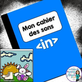 French Phonics Activities: Mon cahier des sons {in}