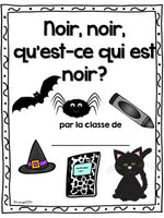 Les couleurs:  French Emergent Reader Featuring the Colour (Color) Black