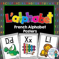 Les affiches d'alphabet:  French Alphabet Posters