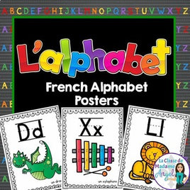 Les affiches d'alphabet:  French Alphabet Posters