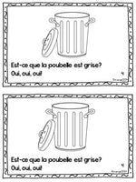 Les couleurs:  French Emergent Reader Featuring the Colour (Color) Grey