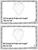 Les couleurs:  French Emergent Reader Featuring the Colour (Color) Red