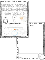 Les couleurs:  French Emergent Reader Featuring the Colour (Color) White