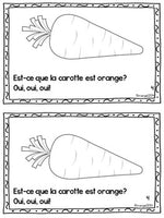 Les couleurs:  French Emergent Reader Featuring the Colour (Color) Orange