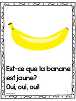 Les couleurs:  French Emergent Reader Featuring the Colour (Color) Yellow