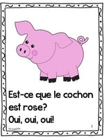 Les couleurs:  French Emergent Reader Featuring the Colour (Color) Pink