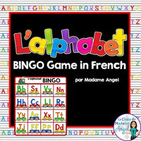 L'alphabet:  French Alphabet Bingo Game