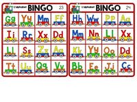 L'alphabet:  French Alphabet Bingo Game