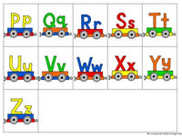 L'alphabet:  French Alphabet Bingo Game
