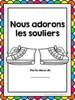 La Rentrée:  French Emergent Reader with colours (colors) - J'adore mes souliers