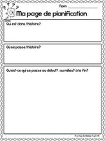 L'hiver:  Winter Themed Cartoon Writing Prompts in French