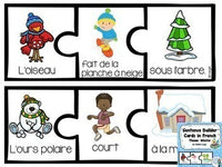 French Silly Sentence Builder Cards:  The Bundle