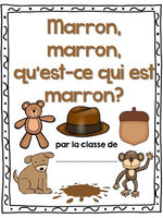 Les couleurs: French Emergent Reader Featuring the Colour (Color) Brown - Marron