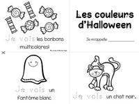 Halloween Emergent Readers in French -  Set of 3 mini-books