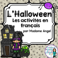 French Halloween Themed Literacy Activities