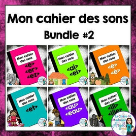 French Phonics Activities Bundle #2:  Mon cahier des sons