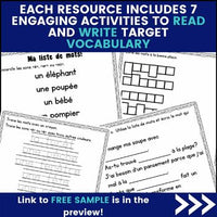 French Phonics Activities Bundle #2:  Mon cahier des sons