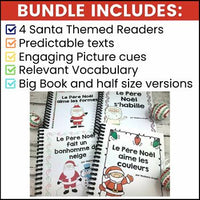 Noël | French Christmas Emergent Reader Bundle