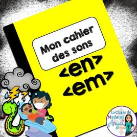 French Phonics Activities: Mon cahier des sons {les sons composés en/em}