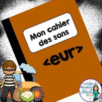 French Phonics Activities: Mon cahier des sons {le son composé eur}