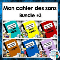 French Phonics Activities Bundle #3:  Mon cahier des sons