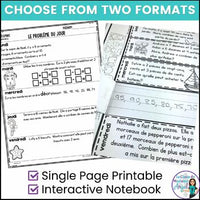 Le problème du jour: French Grade 2 Math Word Problem of the Day BUNDLE