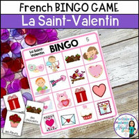 La Saint-Valentin | French Valentine's Day Bingo Game