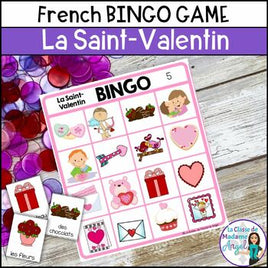 La Saint-Valentin | French Valentine's Day Bingo Game