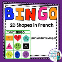 2D Geometry Bingo Game in French