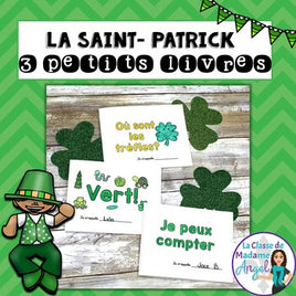 French Saint Patrick's Day Emergent Readers  - 3 mini-books