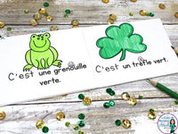 French Saint Patrick's Day Emergent Readers  - 3 mini-books