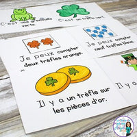 French Saint Patrick's Day Emergent Readers  - 3 mini-books