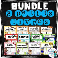 French Emergent Readers Bundle:  All Sets of 3 mini-books