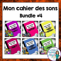 French Phonics Activities Bundle #4:  Mon cahier des sons