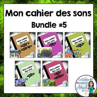 French Phonics Activities Bundle #5:  Mon cahier des sons