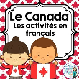 Canada Themed Literacy Activities in French